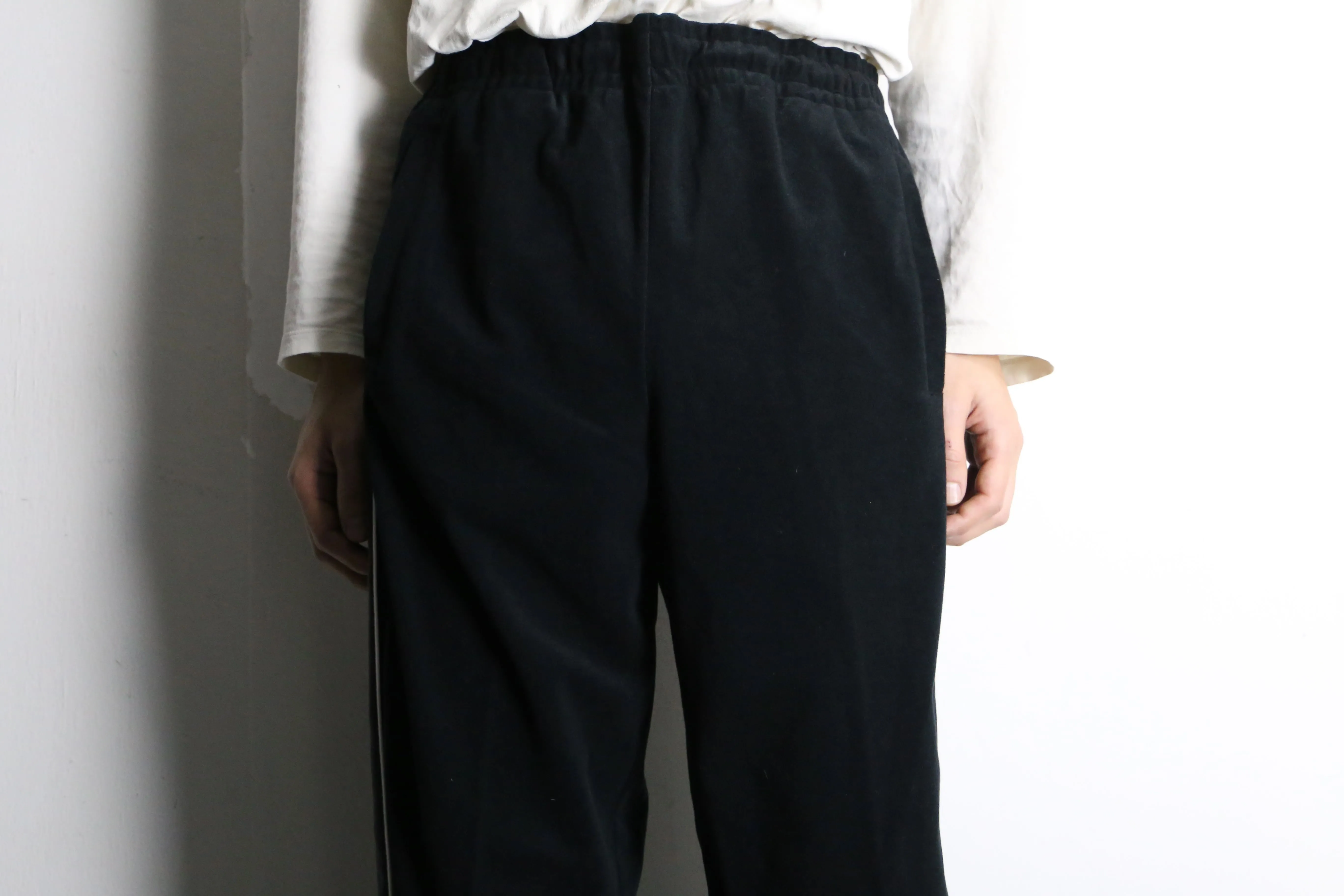 side line black easy pants