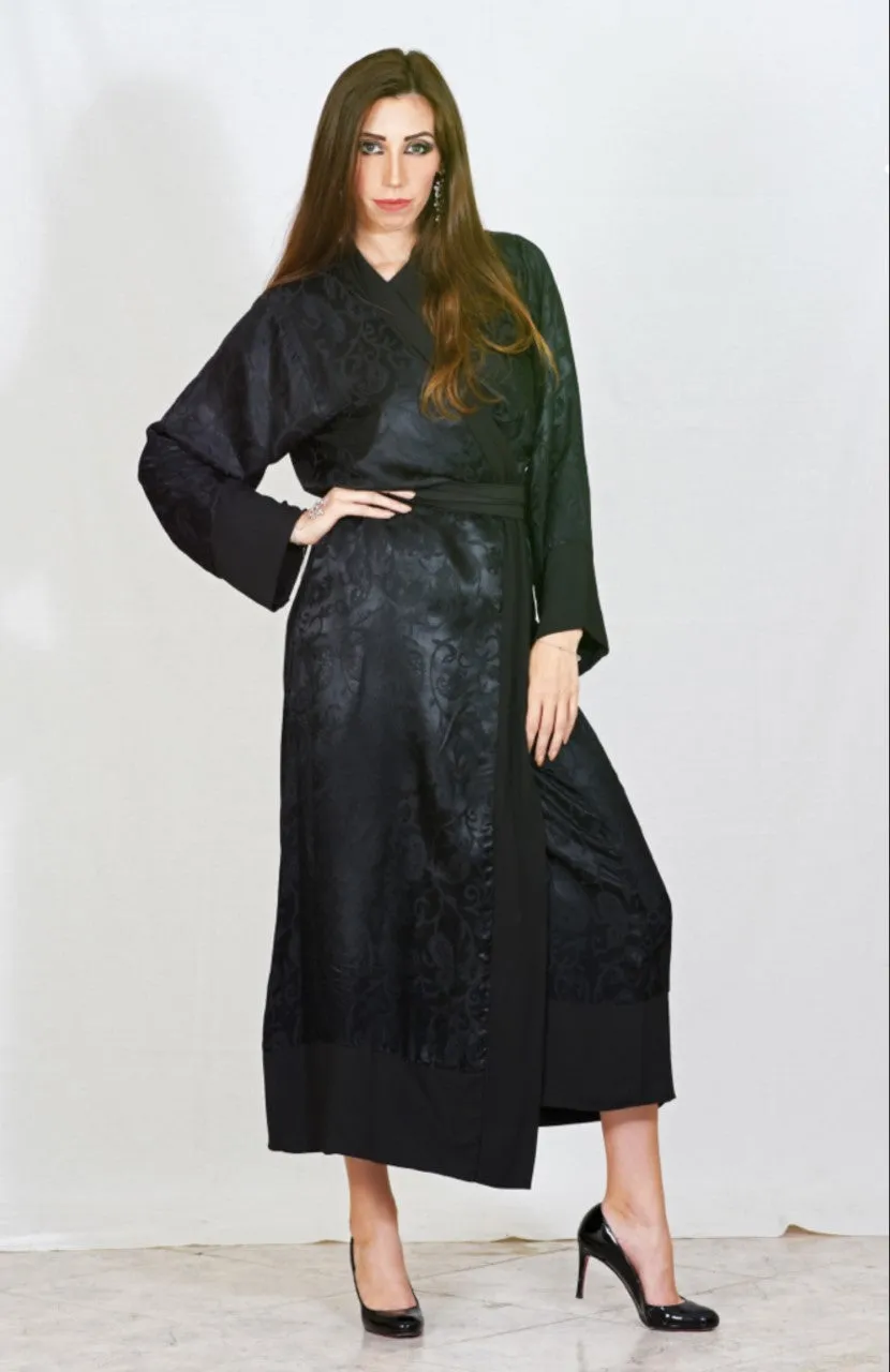 Sofia Long Silk Kimono Robe