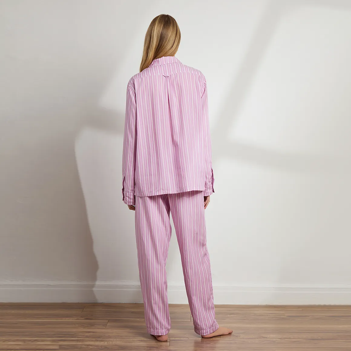 Striped Soft TENCEL™ Long PJ Set