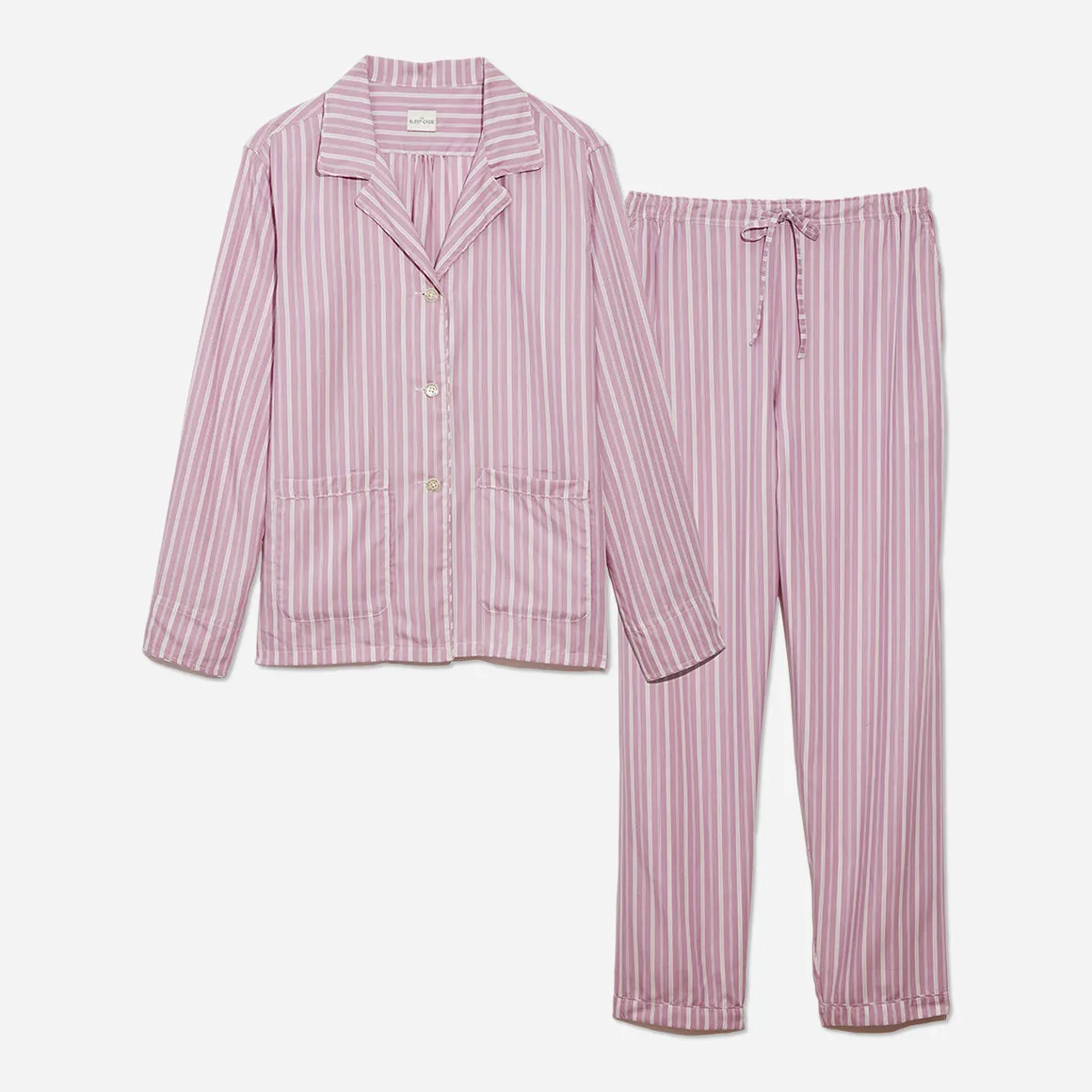 Striped Soft TENCEL™ Long PJ Set