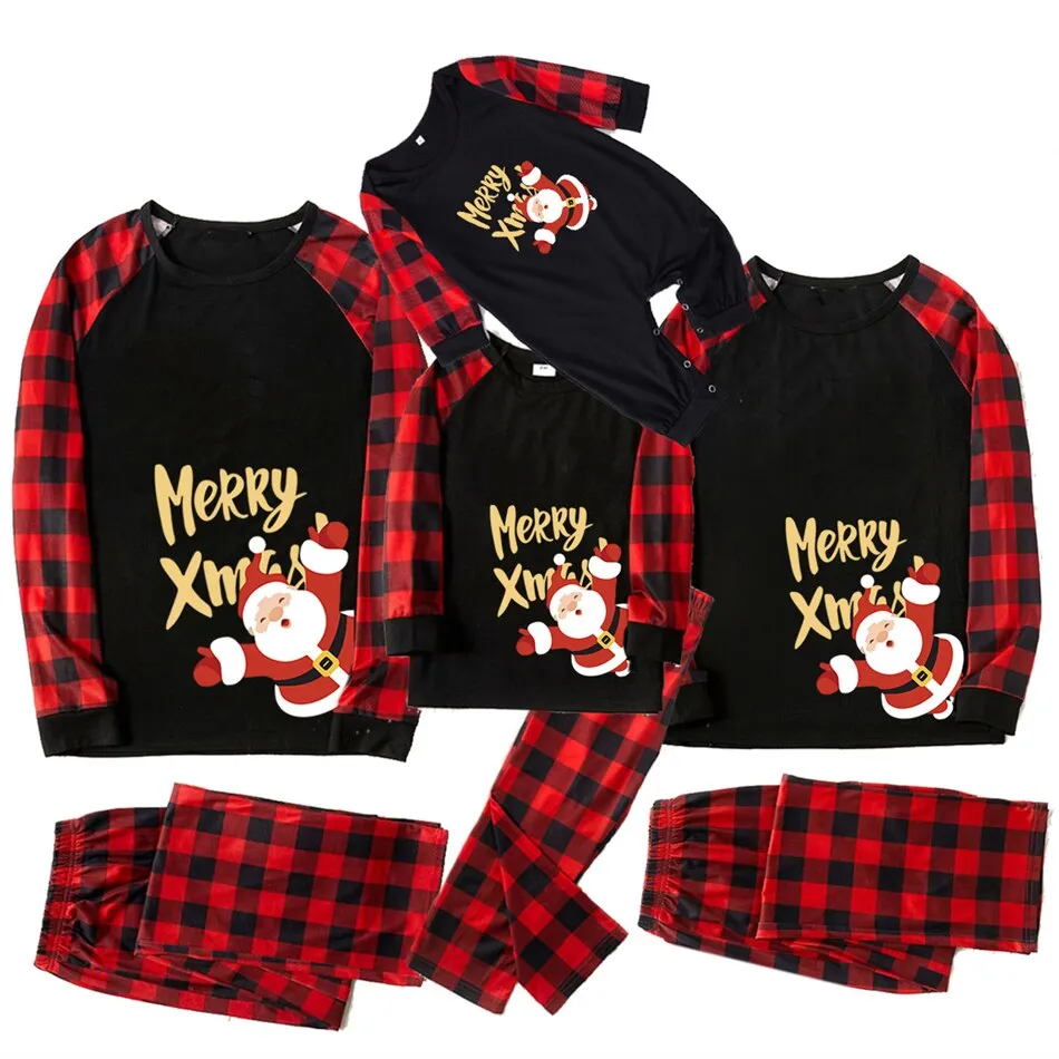 The Dark Xmas Glow Family Matching Pajama Set