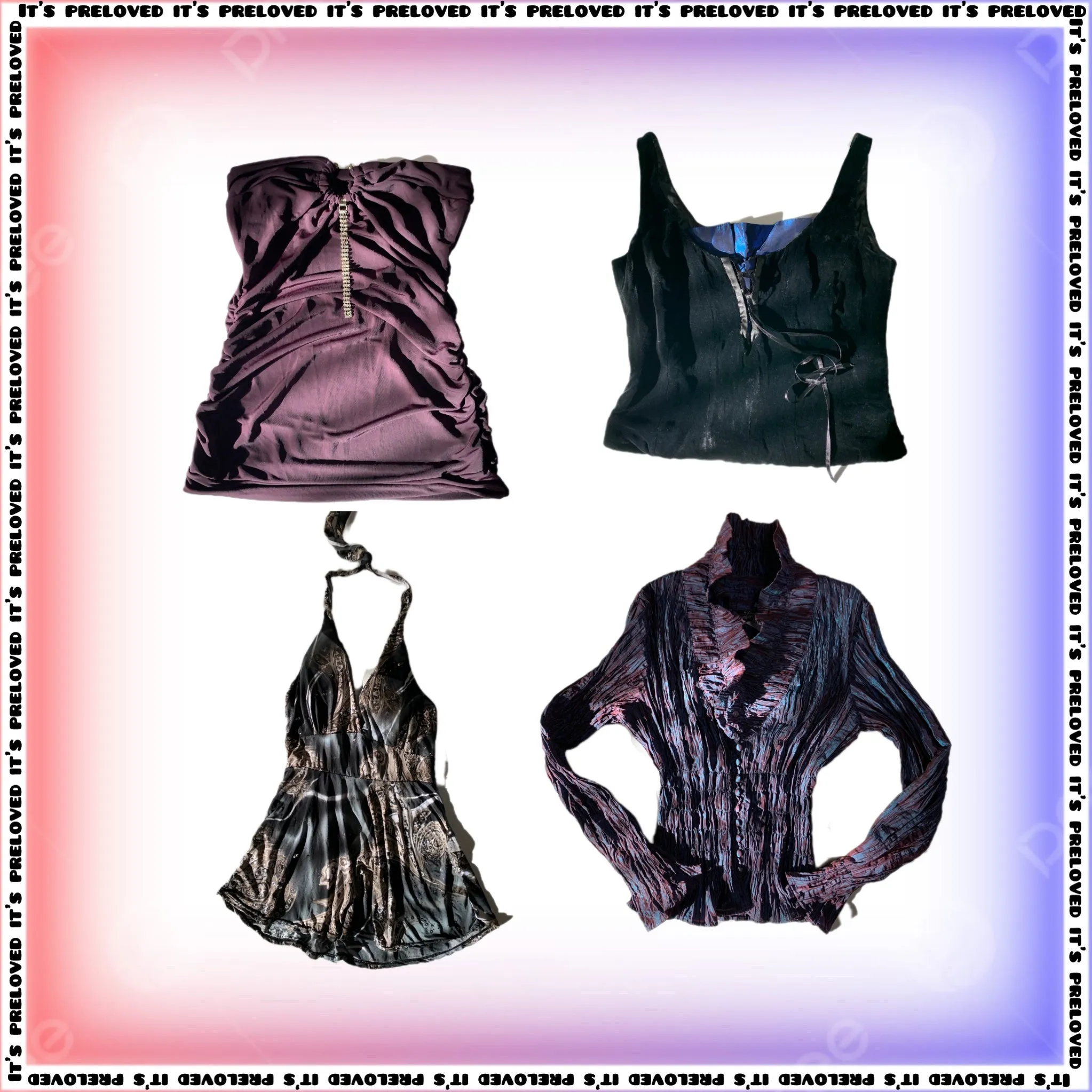 Vampire Goth Y2K Tops Mix (SS-623)