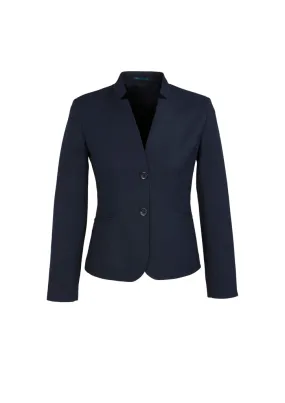 Womens Short Jacket with Reverse Lapel - 60113