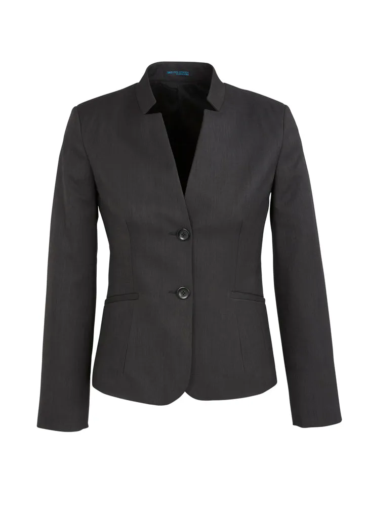 Womens Short Jacket with Reverse Lapel - 60113